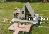 [รีวิว] Cafe'Lista คาเฟ่บ้านสามเหลี่ยมกลางทุ่งนา กับ วิวทิวเขา และจุดถ่ายรูปแสนน่ารัก